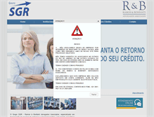 Tablet Screenshot of gruposgr.com.br